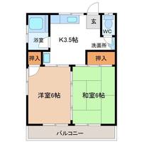 ヤギヌマ荘の間取り