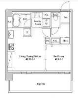 スペーシア池上の間取り