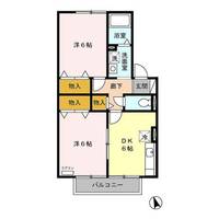 エピナール Dの間取り