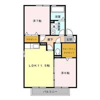 フォンテーヌA・Bの間取り