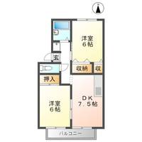 サフラン B棟の間取り