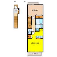 岐阜県大垣市本今3(アパート)の賃貸物件の間取り