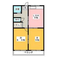 コーポ飛鳥の間取り