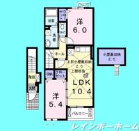 千葉県鎌ヶ谷市新鎌ケ谷4(アパート)の賃貸物件の間取り