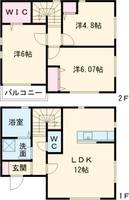 物件の間取り画像