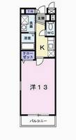 兵庫県加東市下滝野1(アパート)の賃貸物件の間取り