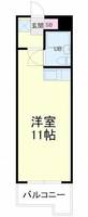 静岡県浜松市中央区原島町(マンション)の賃貸物件の間取り