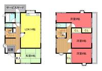 三重県伊勢市小俣町明野(一戸建)の賃貸物件の間取り