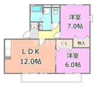 千葉県千葉市中央区矢作町(アパート)の賃貸物件の間取り