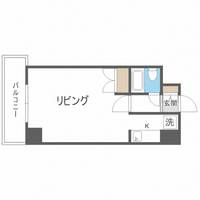 北海道札幌市中央区南一条西24(マンション)の賃貸物件の間取り