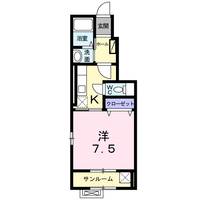 山形県山形市上桜田5(アパート)の賃貸物件の間取り
