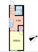 コーポ島の間取り