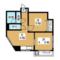 東京都世田谷区池尻3(マンション)の賃貸物件の間取り