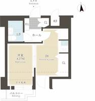 ライオンズマンション京都河原町の間取り