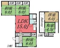 千葉県千葉市若葉区多部田町(一戸建)の賃貸物件の間取り