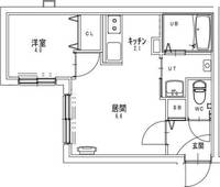 北海道札幌市中央区南十五条西5(アパート)の賃貸物件の間取り
