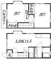 物件の間取り画像