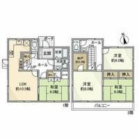 千葉県柏市宿連寺(一戸建)の賃貸物件の間取り