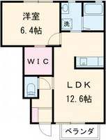 パルティールAの間取り