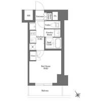東京都北区岩淵町(マンション)の賃貸物件の間取り