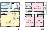 埼玉県草加市金明町(一戸建)の賃貸物件の間取り