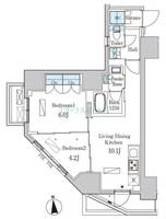 東京都千代田区神田須田町2(マンション)の賃貸物件の間取り