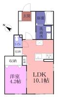 神奈川県横浜市旭区善部町(アパート)の賃貸物件の間取り