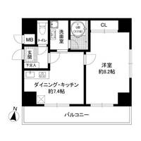東京都北区上十条4(マンション)の賃貸物件の間取り