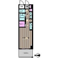 東京都墨田区菊川3(マンション)の賃貸物件の間取り