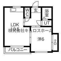 大阪府大阪市生野区林寺2(マンション)の賃貸物件の間取り