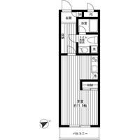 東京都板橋区仲町(マンション)の賃貸物件の間取り