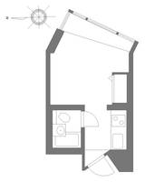 東京都新宿区南元町(アパート)の賃貸物件の間取り