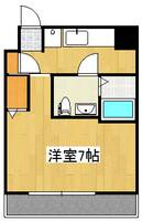 鹿児島県鹿児島市西田2(マンション)の賃貸物件の間取り