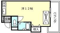 大阪府大東市三箇6(マンション)の賃貸物件の間取り