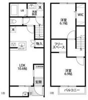 Maisonettepark大道IIB棟の間取り