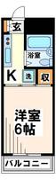 グリーントップXI 当社管理物件の間取り