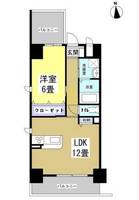 静岡県浜松市中央区常盤町の賃貸マンションの間取り