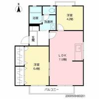 物件の間取り画像