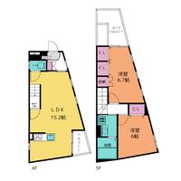 〇ALI’I  SHIROKANEDAIの間取り