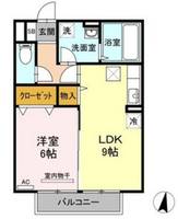 グランドソレイユ B棟の間取り