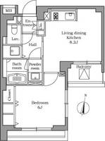 レジディア千鳥町の間取り