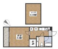 東京都昭島市中神町(アパート)の賃貸物件の間取り