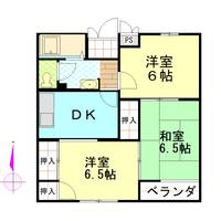 ジュネスワカバヤシ1の間取り
