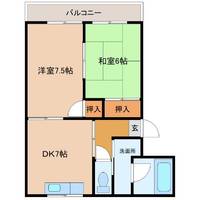 グランドハイツ高牟礼の間取り