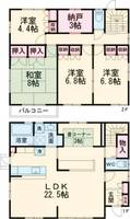 物件の間取り画像