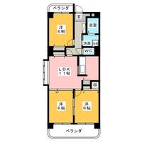 マンションピースフルの間取り