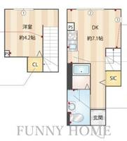 東京都世田谷区下馬3(アパート)の賃貸物件の間取り