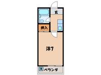 愛知県西尾市丁田町(アパート)の賃貸物件の間取り