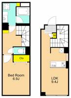 東京都品川区大井4(マンション)の賃貸物件の間取り