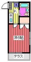 サンハイツA SHIBUYAの間取り